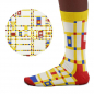 Preview: Socken Kunstwerke - Mondrian "Broadway Boogie Woogie"